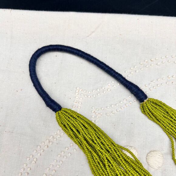 Green Multi Strand Seed Bead 18” Necklace (smalls) - Picture 5 of 5